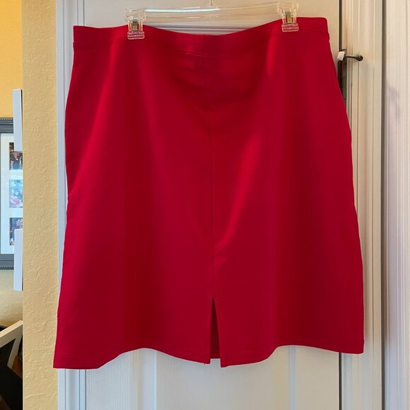 NEW! Susan Graver French Terry Slim Skirt XL - Picture 12 of 12